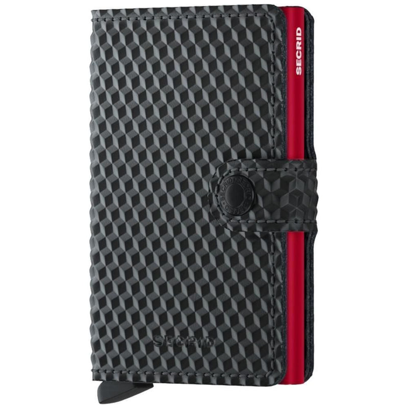 Miniwallet - Secrid - Cubic Black-Red