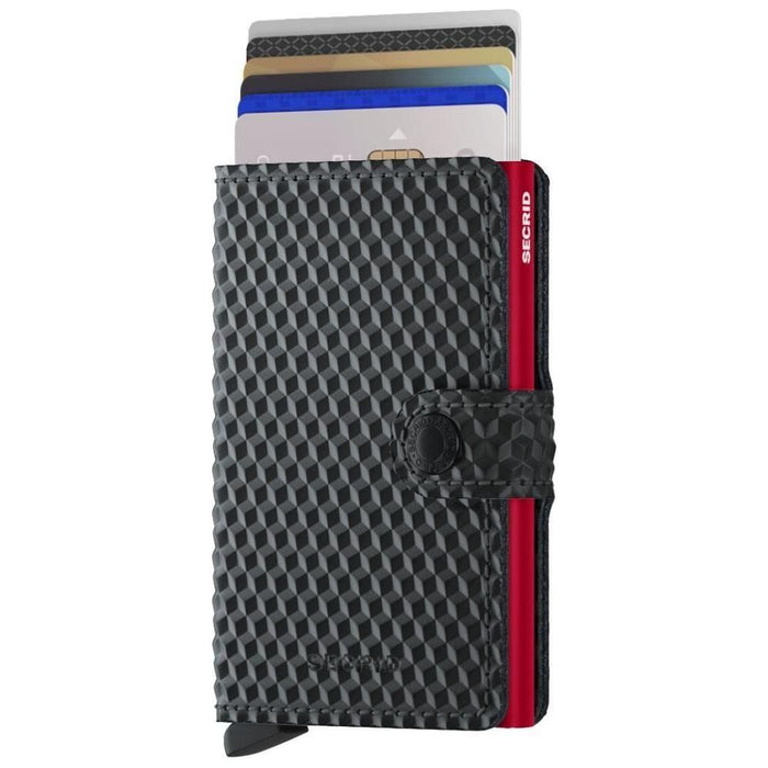 Miniwallet - Secrid - Cubic Black-Red