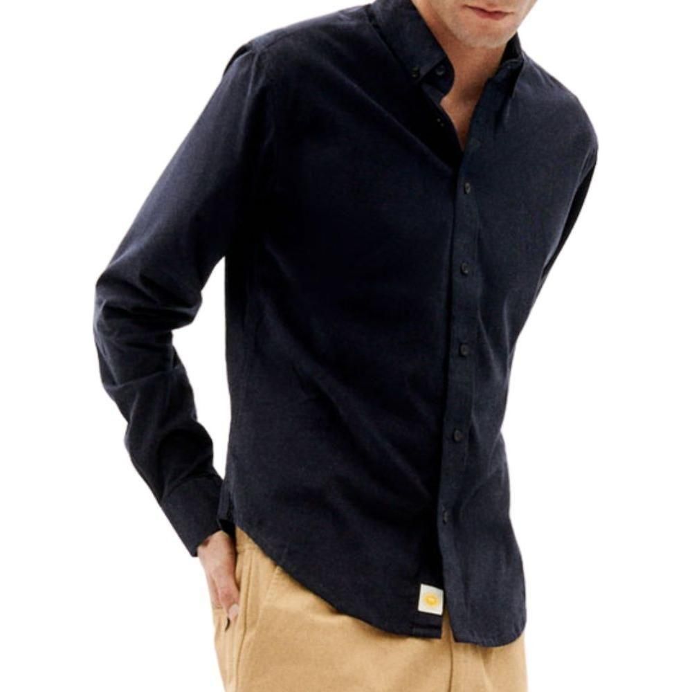 MICROCORDUROY ANT SHIRT - Thinking Mu - Navy