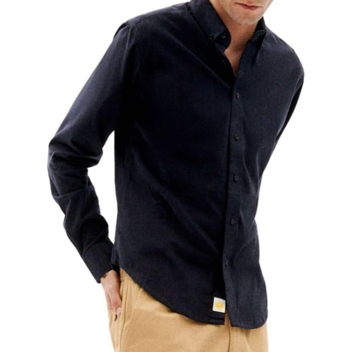 MICROCORDUROY ANT SHIRT - Thinking Mu - Navy
