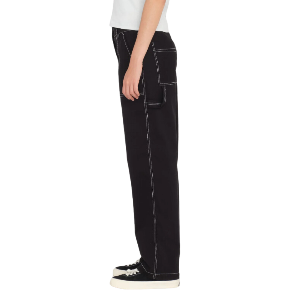 Stone Kraft Pant - Volcom - Black - Straight Fit Pant