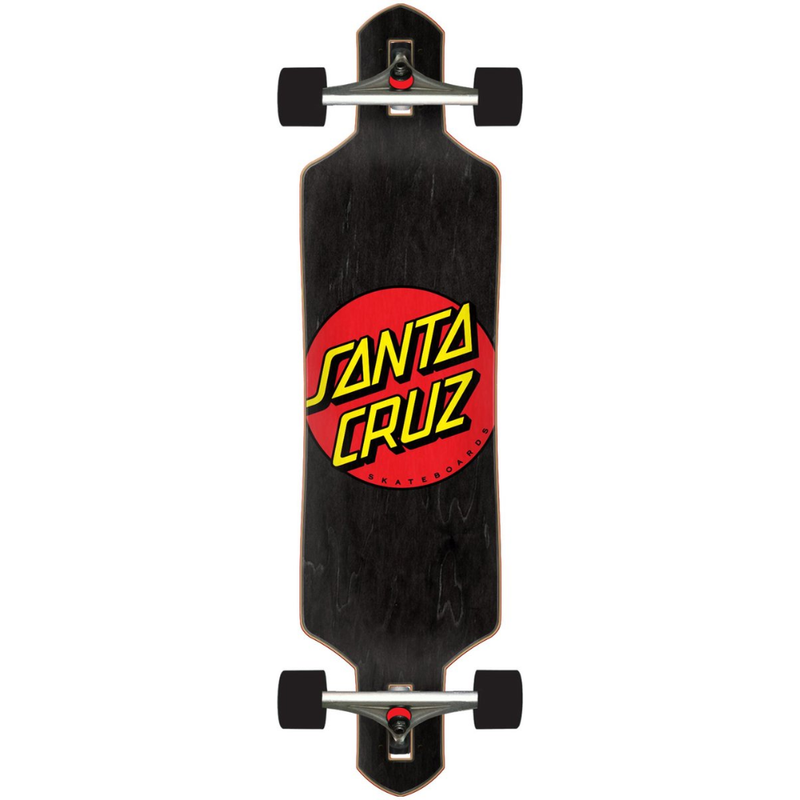 Classic Dot 9.0in x 36in Cruzer Dro - Santa Cruz - Colored - Complete Longboard
