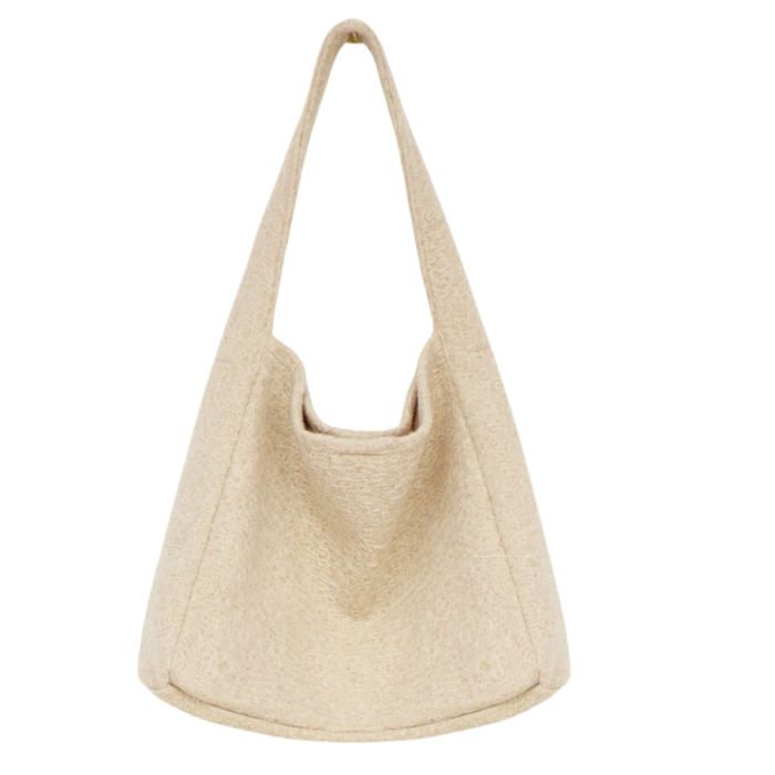 Bag shopper boucle