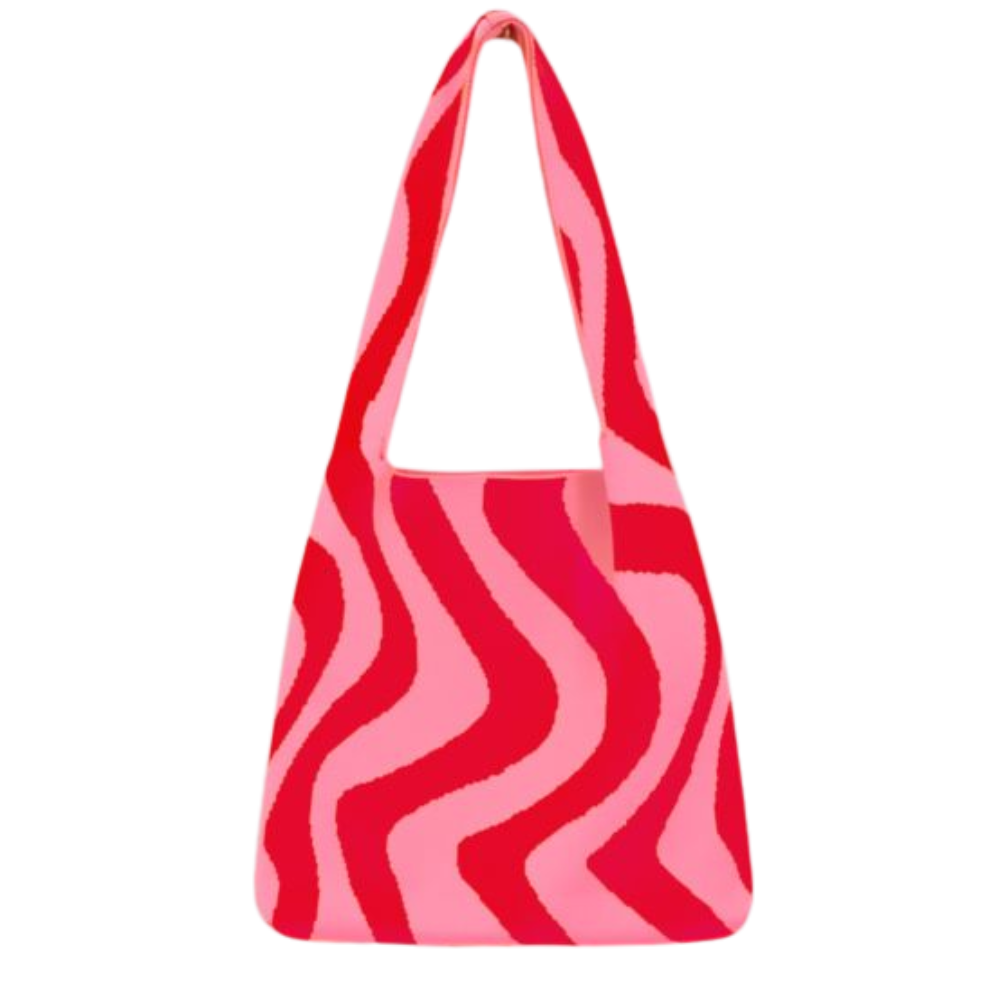 Shopper knitted swirl