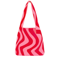 Shopper knitted swirl