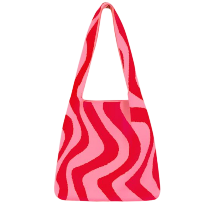 Shopper knitted swirl