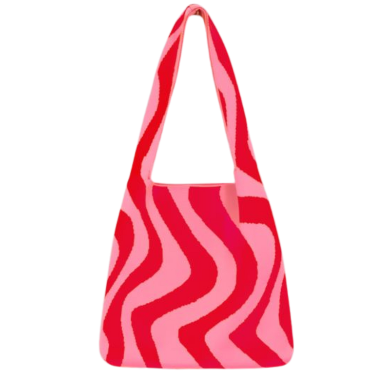 Shopper knitted swirl