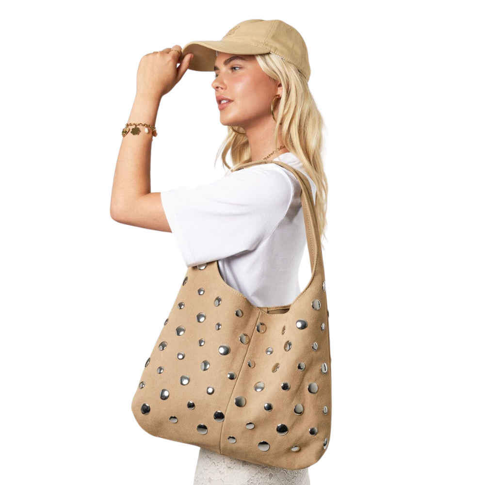 Shoulder bag big studs