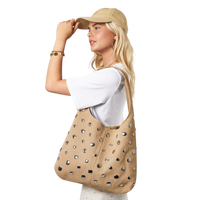 Shoulder bag big studs