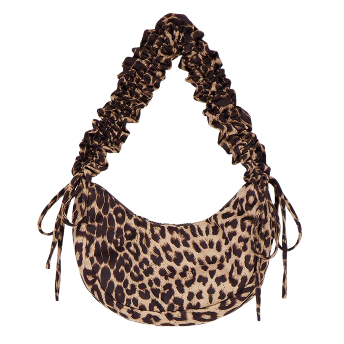 Bag crossbody ruffle strap