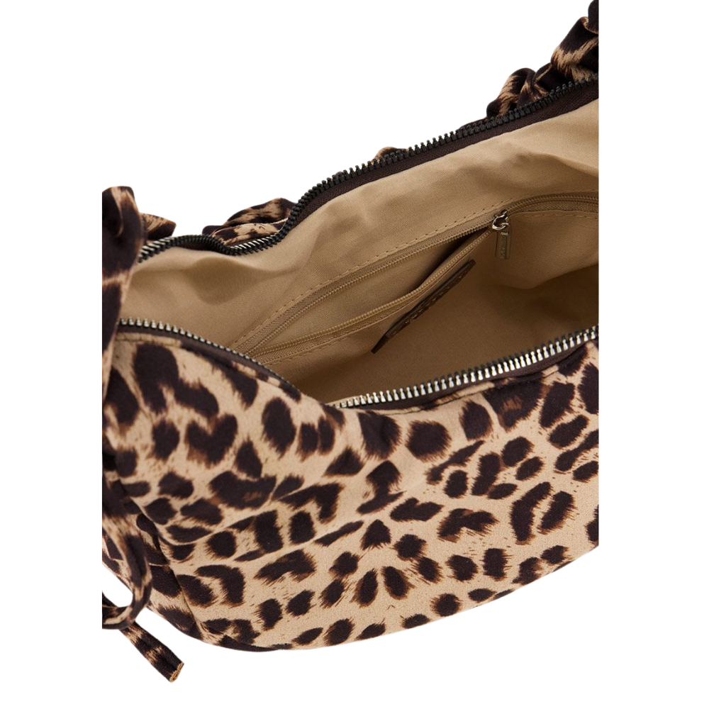 Bag crossbody ruffle strap
