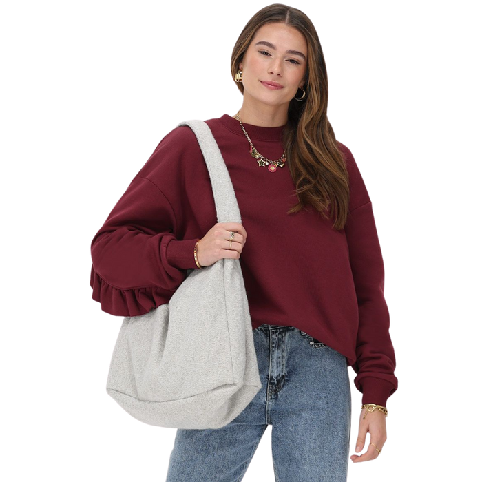 Bag shopper boucle