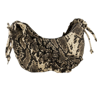 Bag crossbody ruffle snake