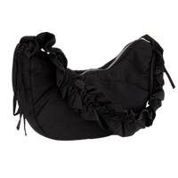 Bag crossbody ruffle strap