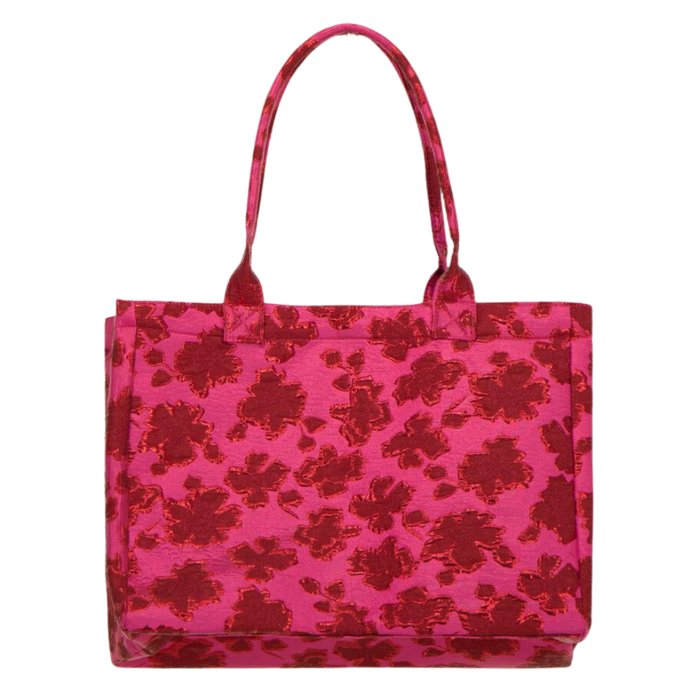Pinker Jacquard-Shopper