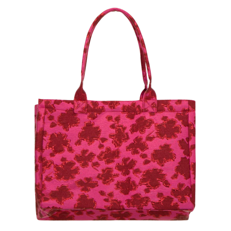 Pinker Jacquard-Shopper