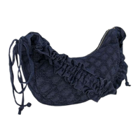 crossbody ruffle Denim