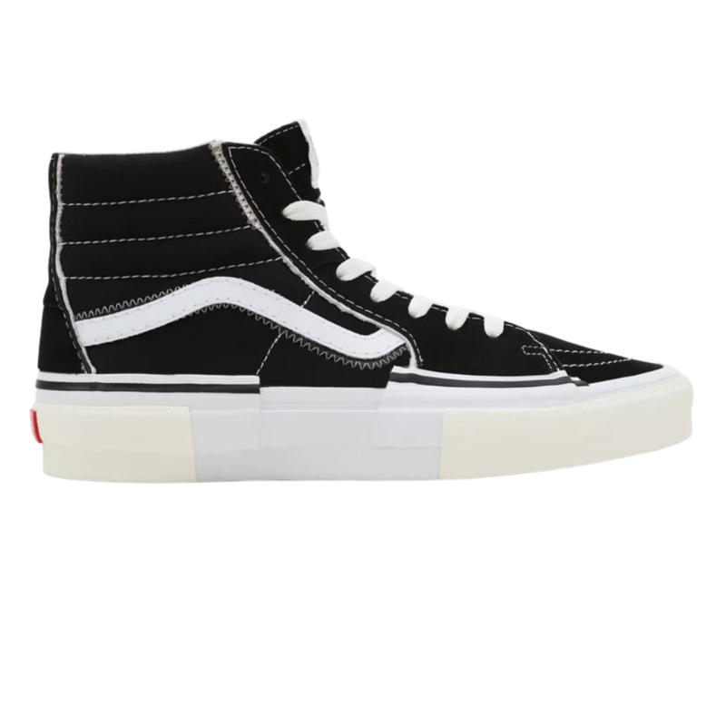 VANS UNISEX SCHUHE - SK8-Hi Reconstruct - BLACK/TRUE WHITE - UNISEX SCHUE 