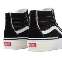 VANS UNISEX SCHUHE - SK8-Hi Reconstruct - BLACK/TRUE WHITE - UNISEX SCHUE 