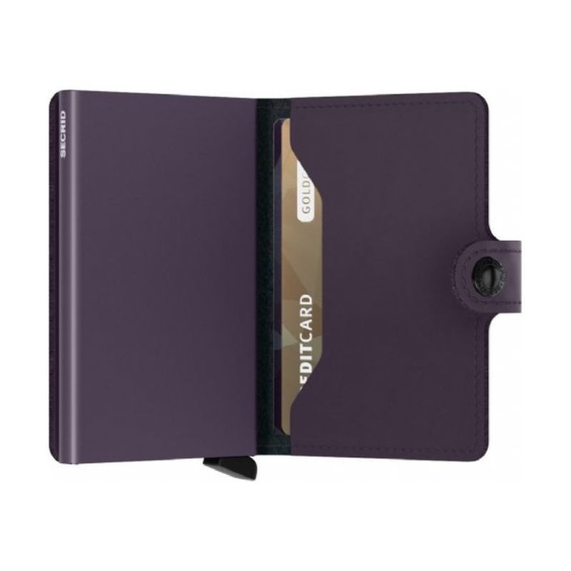 SECRID MINIWALLET - MATTE DARK PURPLE - WALLET