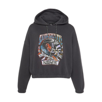 QUIKSILVER Damen Hoodie - UNI CROP - Tarmac - HOODIE