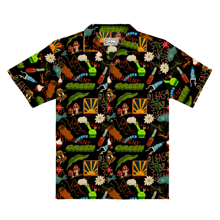 Treasure Trail Herren Kurzarmhemd - The Dudes - Multicolor - Kurzarmhemd 