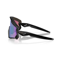 OAKLEY UNISEX SONNENBRILLEN - WIND JACKET 2.0 - Matte Black - PRIZM ROAD JADE - UNISEX SONNENBRILLE 