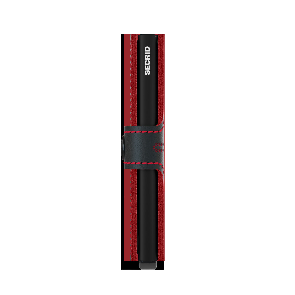 Secrid Miniwallet - Fuel Perforated - black red - Wallet