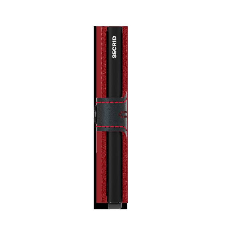 Secrid Miniwallet - Fuel Perforated - black red - Wallet