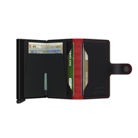 Secrid Miniwallet - Fuel Perforated - black red - Wallet