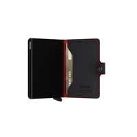 Secrid Miniwallet - Fuel Perforated - black red - Wallet