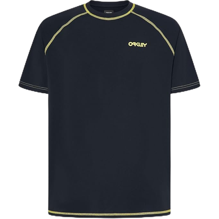 Oakley - FINGERPRINT RASHGUARD - Blackout - T-Shirt 