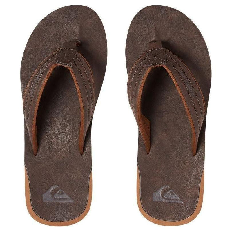 Carver Nubuck - Quiksilver - demitasse solid - Flip Flops