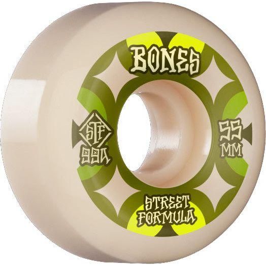 Bones - STF Retros 99A V5 Sidecut - White - SB Rollen-Wheels