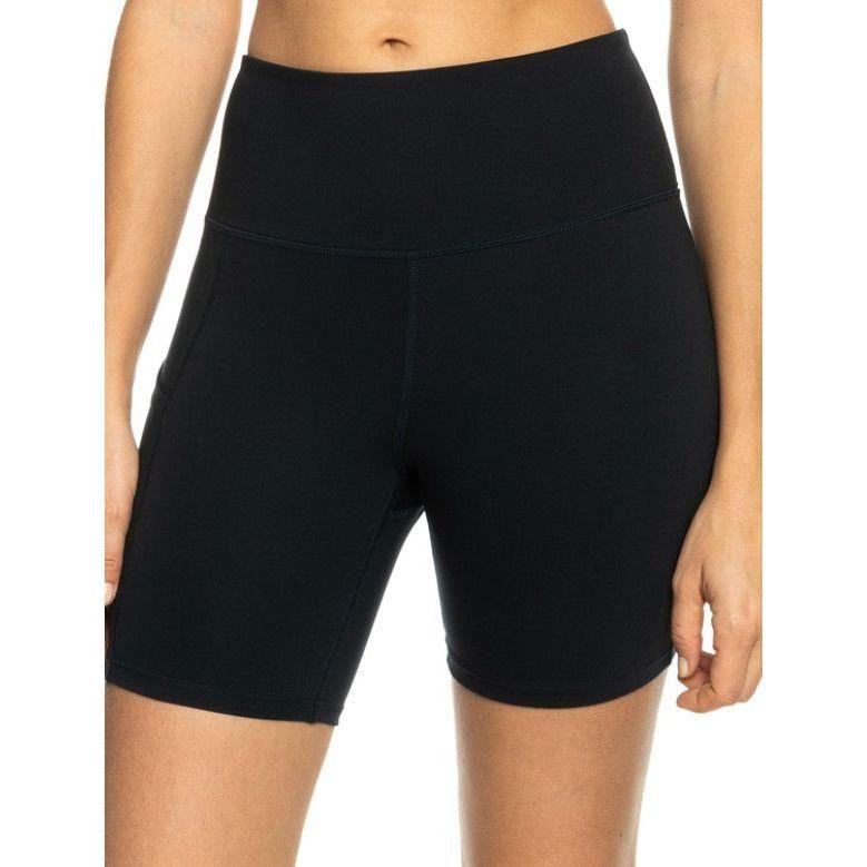 HEART INTO IT BIKER - Roxy - Anthracite - Fitnesshose