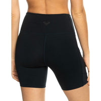 HEART INTO IT BIKER - Roxy - Anthracite - Fitnesshose