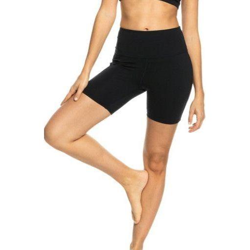 HEART INTO IT BIKER - Roxy - Anthracite - Fitnesshose