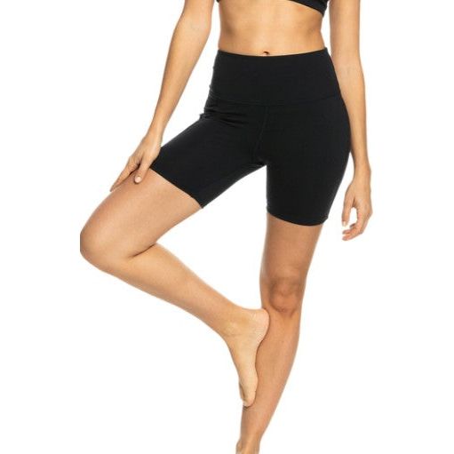 HEART INTO IT BIKER - Roxy - Anthracite - Fitnesshose