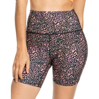 HEART INTO IT BIKER PRINTED - Roxy - ANTRACITE ANIMAL DUS - Fitnesshose