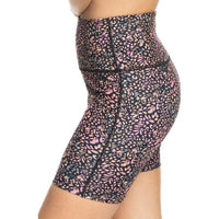 HEART INTO IT BIKER PRINTED - Roxy - ANTRACITE ANIMAL DUS - Fitnesshose