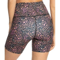 HEART INTO IT BIKER PRINTED - Roxy - ANTRACITE ANIMAL DUS - Fitnesshose