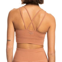 HEART INTO IT ELONGATED BRA - Roxy - MOCHA MOUSSE - BH