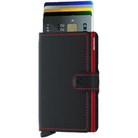 Secrid - miniwallet - Matte Black & Red- Geldtaschen