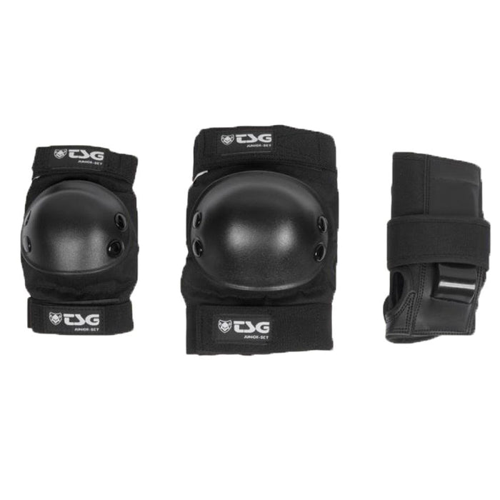 Junior-Set - TSG - Black - Ellbogen/Handgelenkschützer Skate