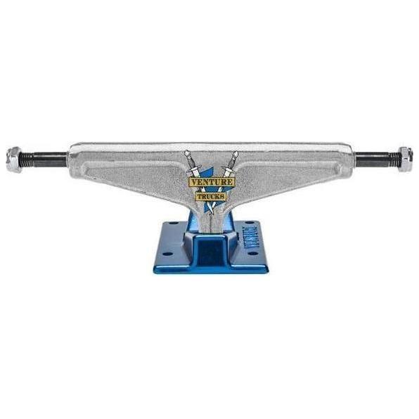 Venture - Crest V-Lights - Blue Polished - Skateboard Achse 