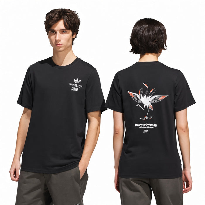 Tos Crane Tee BLACK/WHITE Bild 2