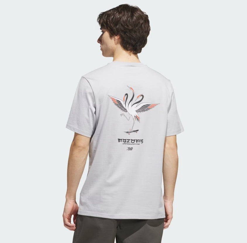 Tos Crane Tee LGSOGR/BLACK Bild 4