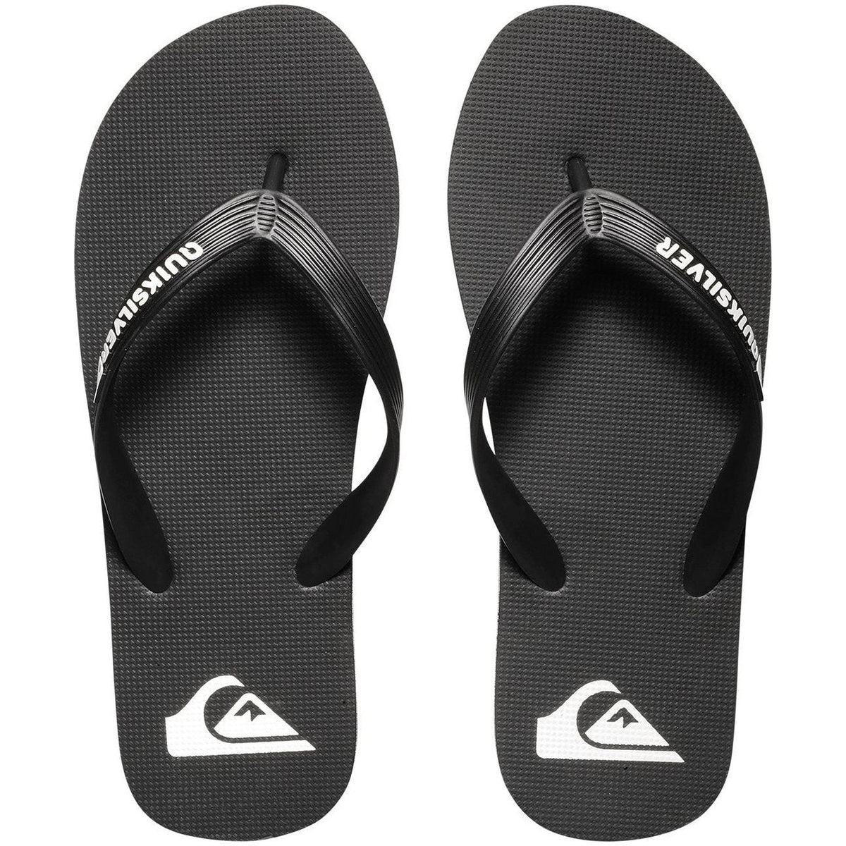 Quiksilver - Molokai - Schuhe  -  Sandalen/FlipFlops  -  Flip Flops - black/black/white