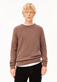 Alvaario Knit Sweater Earthshade/Dark Eart Bild 1