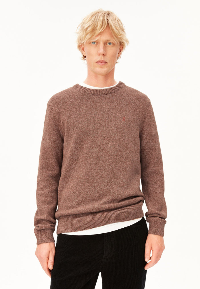 Alvaario Knit Sweater Earthshade/Dark Eart Bild 1